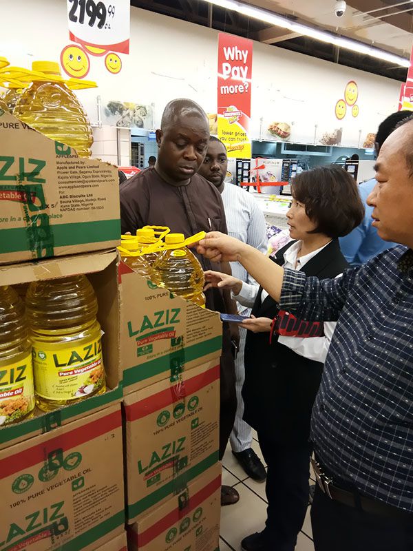 nigeria palm oil market research in local supermarket