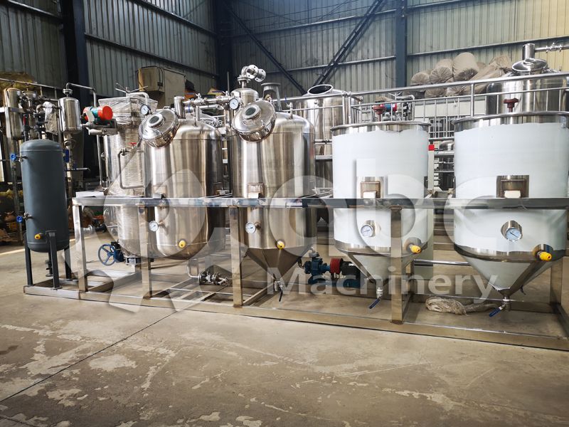 refining system for 2TPH palm oil plant