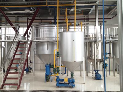continuous palm kernel oil chemical refining line