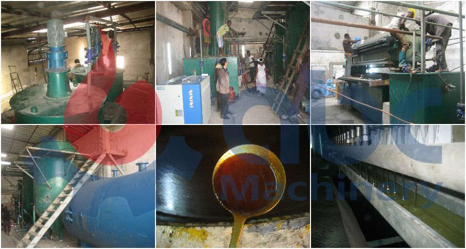 field photos of 10TPD palm oil fractionation plant
