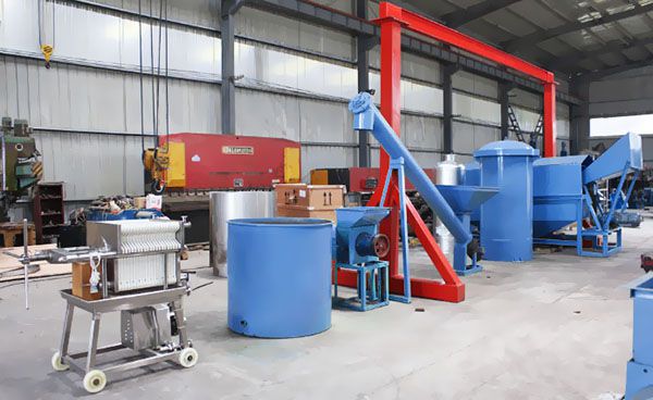 mini palm oil milling plant equipment for 1-10 ton production line
