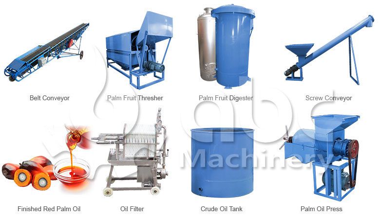 mini palm oil production line use palm oil presser