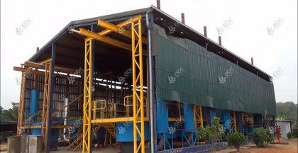4 ton/h Complete Crude Palm Oil Processing Machine in Nigeria
