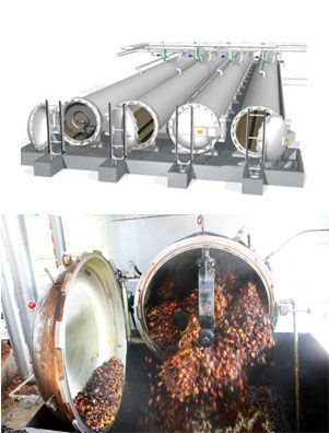 palm fruit sterilizing machine