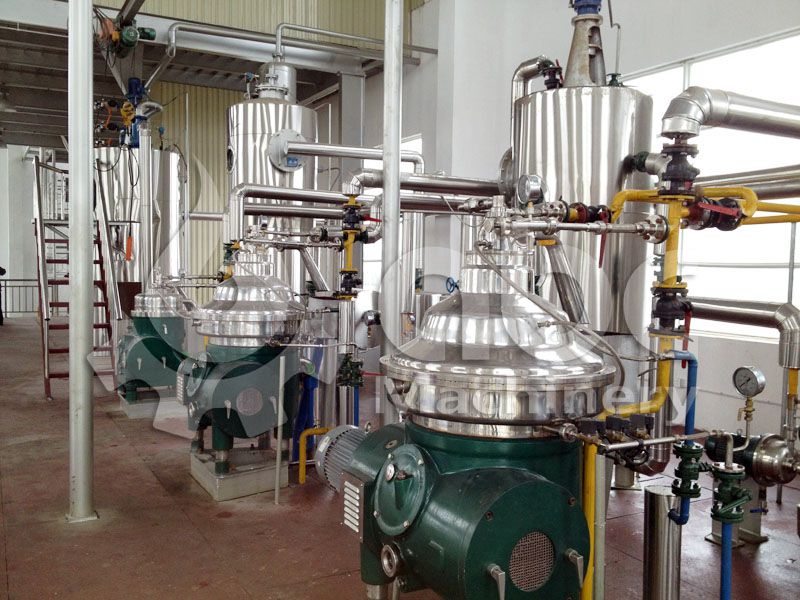 typical chemical refining process of palm oil