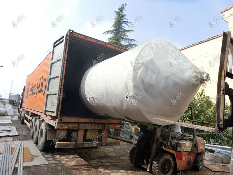 palm oil equipment shipment