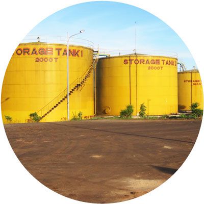 palm oil storage tank