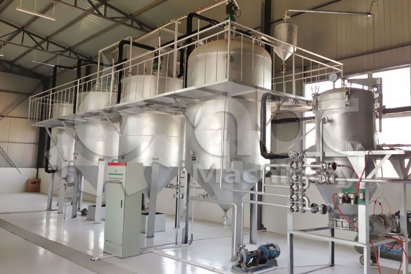 mini palm oil refining factory