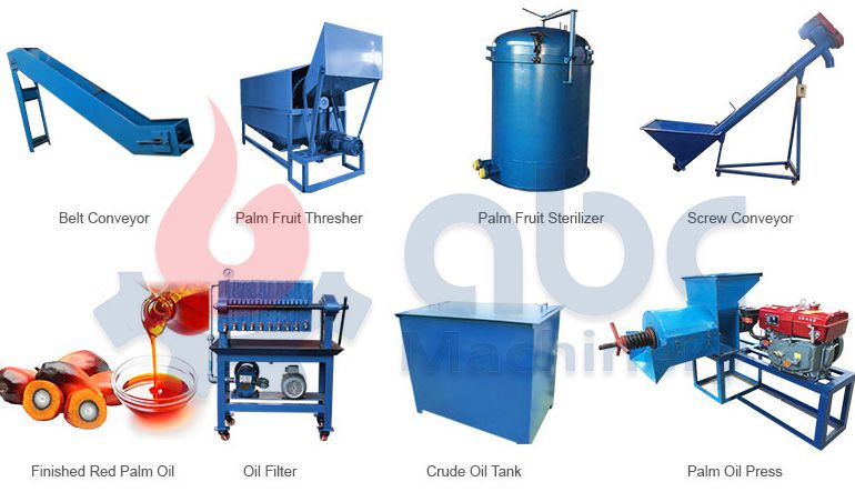 small palm oil making machine for sales