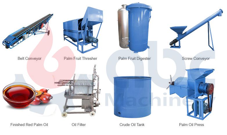 small palm oil processing mill machine for sales