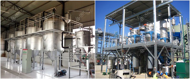 cheap small scale palm oil refining machine for sale